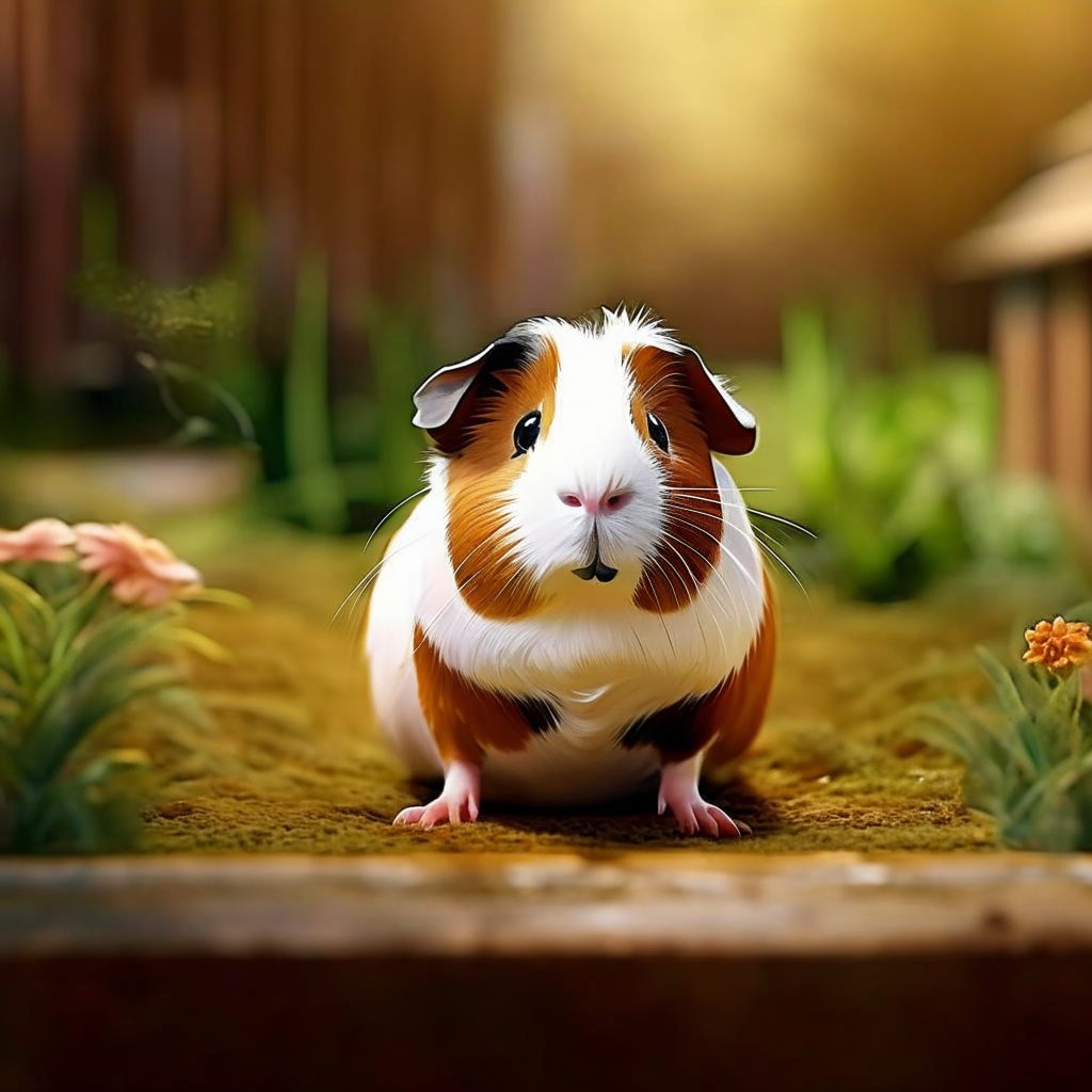 Как обустроить выгул для морской свинки на улице