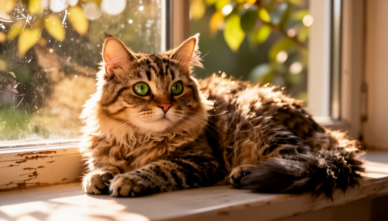 кошка в приюте